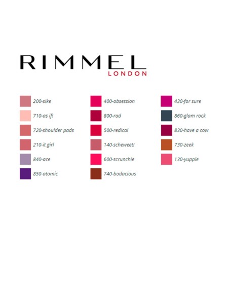 Rouge à lèvres Rimmel London (5,5 ml)