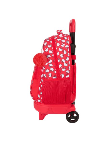 Cartable à roulettes Hello Kitty Iconic Blanc Rouge 33 x 45 x 22 cm