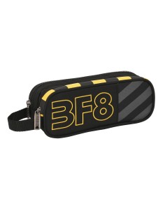 Trousse Fourre-Tout Double BlackFit8 Zone Noir 21 x 8 x 6 cm
