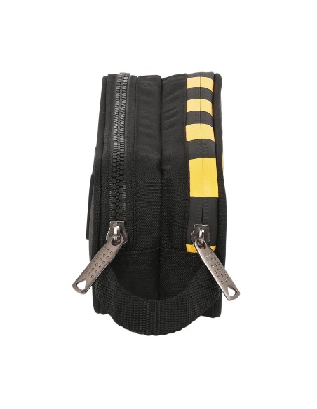 Trousse Fourre-Tout Double BlackFit8 Zone Noir 21 x 8 x 6 cm