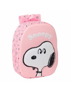 Sac à dos enfant Snoopy Rose 27 x 33 x 10 cm 3D
