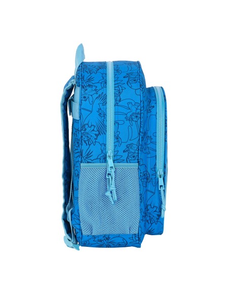 Cartable Stitch Bleu 32 X 38 X 12 cm