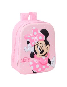 Sac à dos enfant Minnie Mouse Rose 22 x 27 x 10 cm 3D