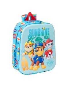 Sac à dos enfant The Paw Patrol Bleu 22 x 27 x 10 cm 3D