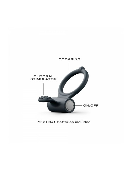 Anneau Pénis Marc Dorcel Power Clit Plus Noir