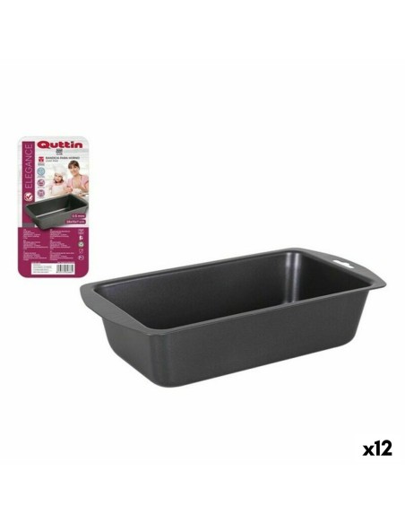 Plateau pour Four Quttin Rectangulaire 28 x 15 cm 0,5 mm (12 Unités)