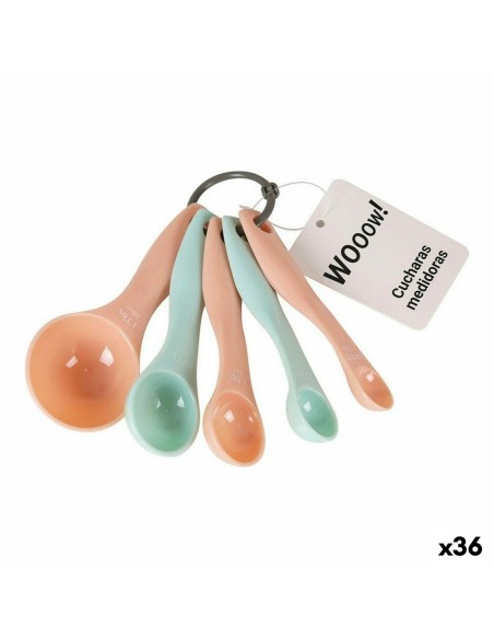 Ensemble de cuillères à mesurer Wooow 5 Pièces Plastique (36 Unités)