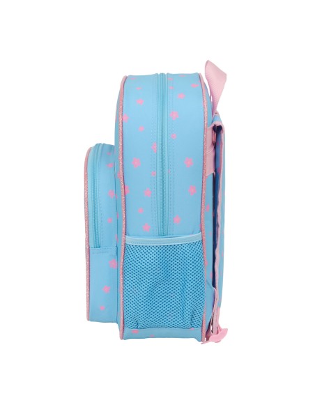 Cartable Lilo & Stitch Happy Bleu ciel 26 x 34 x 11 cm