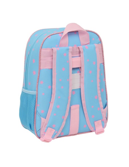 Cartable Lilo & Stitch Happy Bleu ciel 26 x 34 x 11 cm