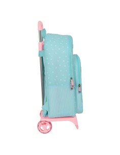 Cartable à roulettes Moos Butterflies Bleu 30 x 46 x 14 cm 2