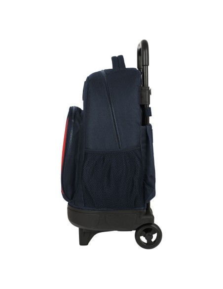 Cartable à roulettes F.C. Barcelona Bordeaux Blue marine 33 X 45 X 22 cm