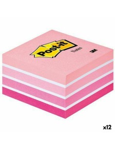 Bloc de Notes Post-it 76 x 76 mm Rose 450 Volets (12 Unités)