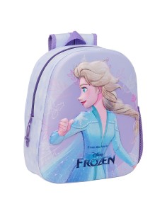 Sac à dos enfant 3D Frozen Lila 27 x 33 x 10 cm