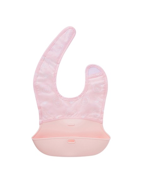 Bavoir Pliable Easy Rose clair