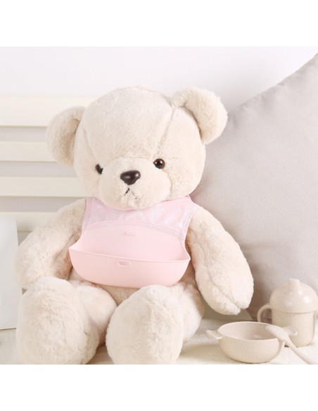 Bavoir Pliable Easy Rose clair