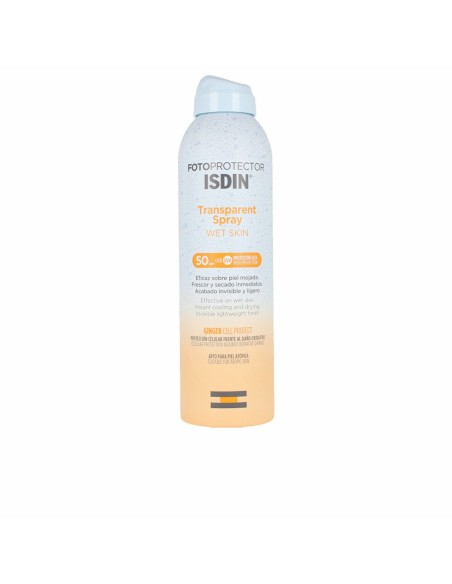 Crème Solaire pour le Corps en Spray Isdin Transparent Spf 50 250 ml