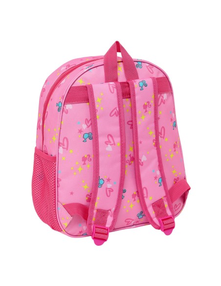 Cartable 3D Barbie Rose Fuchsia 27 x 33 x 10 cm
