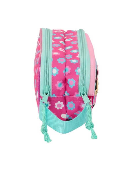 Trousse Fourre-Tout Double Minnie Mouse Rose 21 x 8 x 6 cm 3D