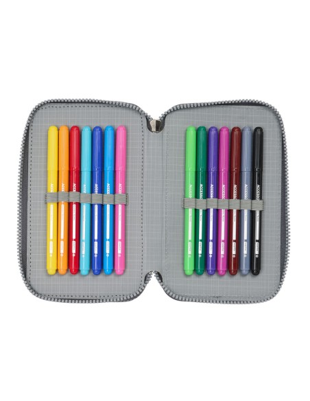 Fourre-tout Real Madrid C.F. Gris 12,5 x 19,5 x 5,5 cm 37 Pièces