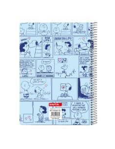 Carnet Snoopy Love Bleu A5 80 Volets 2