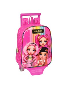 Cartable à roulettes Rainbow High Fuchsia (22 x 28 x 10 cm)