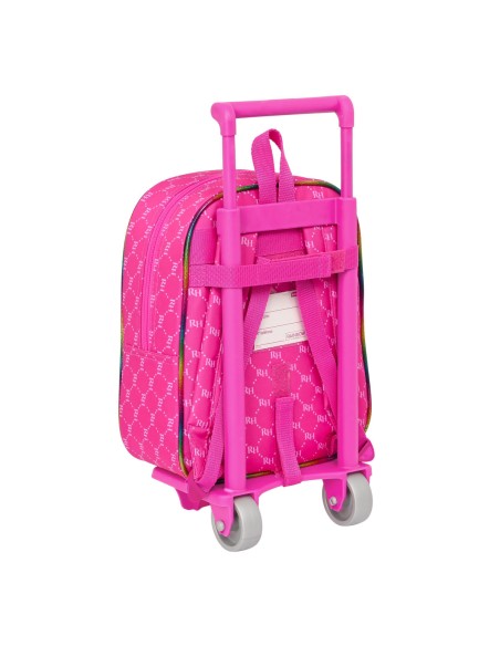 Cartable à roulettes Rainbow High Fuchsia (22 x 28 x 10 cm)