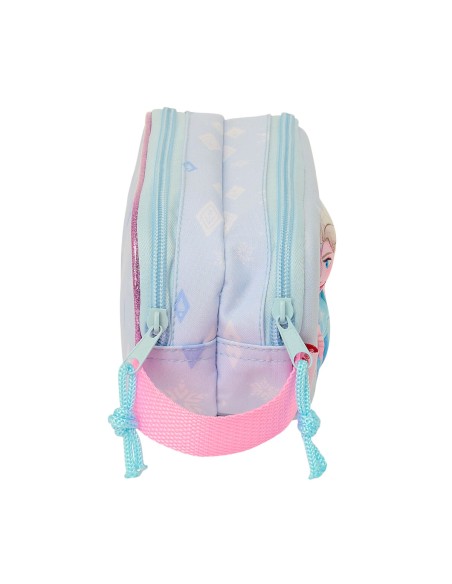 Trousse Fourre-Tout Double Frozen Lila 21 x 8 x 6 cm 3D