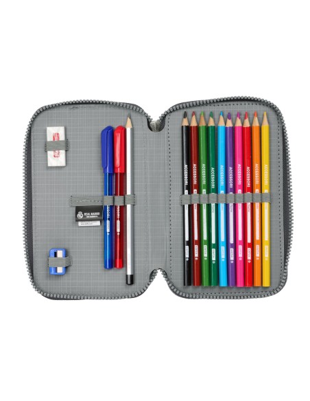 Fourre-tout Real Madrid C.F. Gris 12.5 x 19.5 x 4 cm 29 Pièces