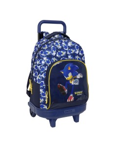 Cartable à roulettes Safta City Bleu 33 x 45 x 22 cm