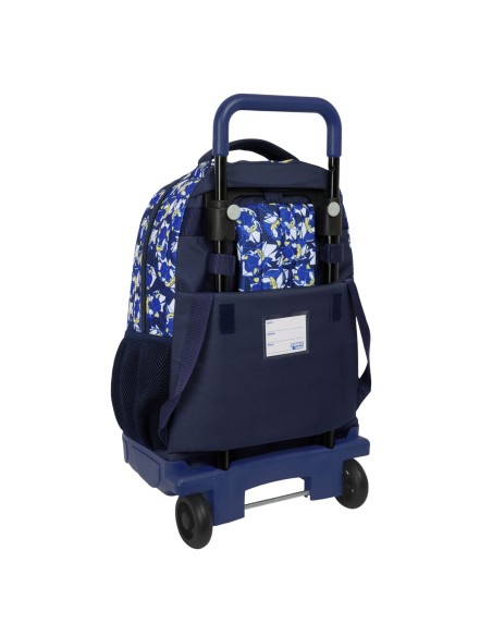 Cartable à roulettes Safta City Bleu 33 x 45 x 22 cm
