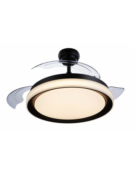 Ventilateur de Plafond avec Lumière Philips Atlas Noir 35 W 28 W 4500 Lm (2700 K)