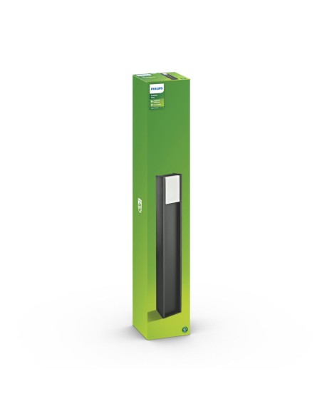 Balise Philips 16354/93/16 Anthracite 12,1 x 80,2 x 12,1 cm Aluminium Plastique (4000 K) (Vert tendre) (2700 K)