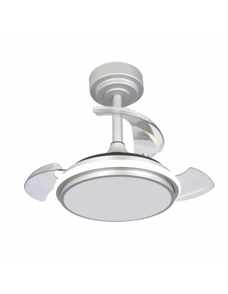 Ventilateur de Plafond CristalRecord Argenté 35 W (3000 K) (4000 K)