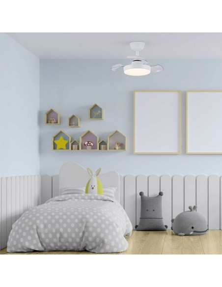 Ventilateur de Plafond CristalRecord Blanc Ø 55 cm