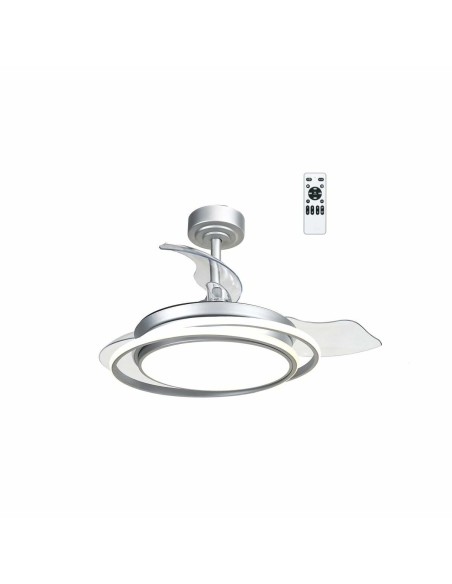 Ventilateur de Plafond CristalRecord Argenté 40 W Ø 40 cm