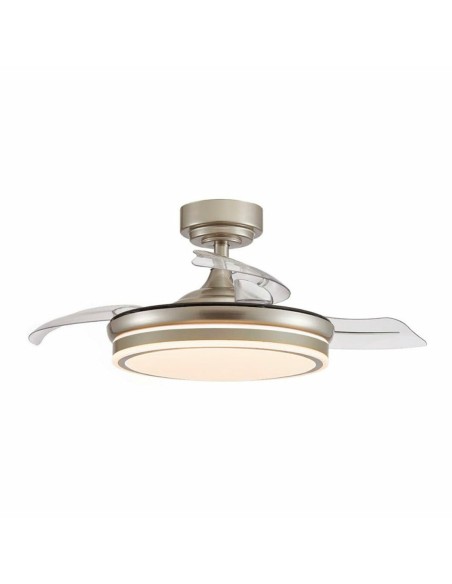 Ventilateur de Plafond CristalRecord Transparent Métal Ø 92 cm