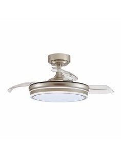 Ventilateur de Plafond CristalRecord Transparent Métal Ø 92 cm 2