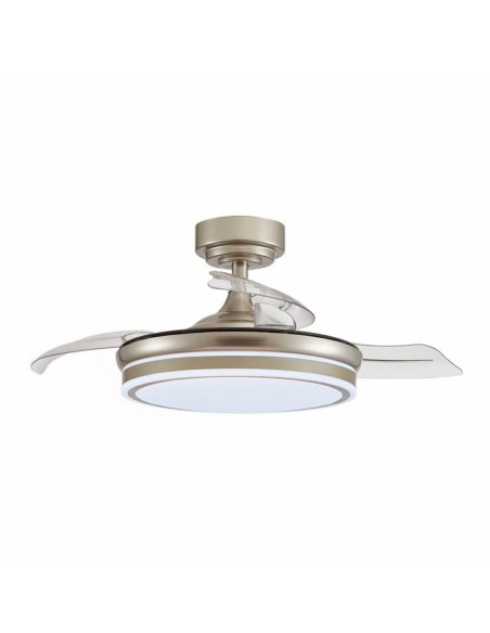Ventilateur de Plafond CristalRecord Transparent Métal Ø 92 cm