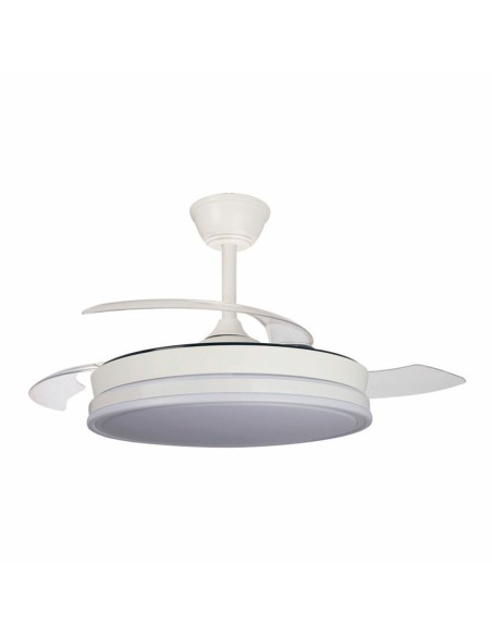 Ventilateur de Plafond CristalRecord SUPERECO RETRAC 45W MD Transparent