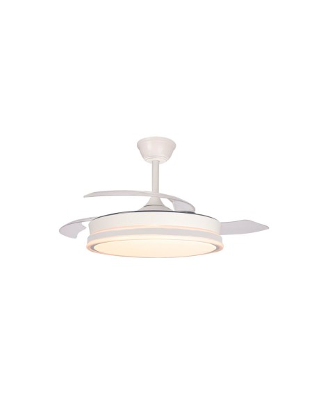 Ventilateur de Plafond CristalRecord SUPERECO RETRAC 45W MD Transparent