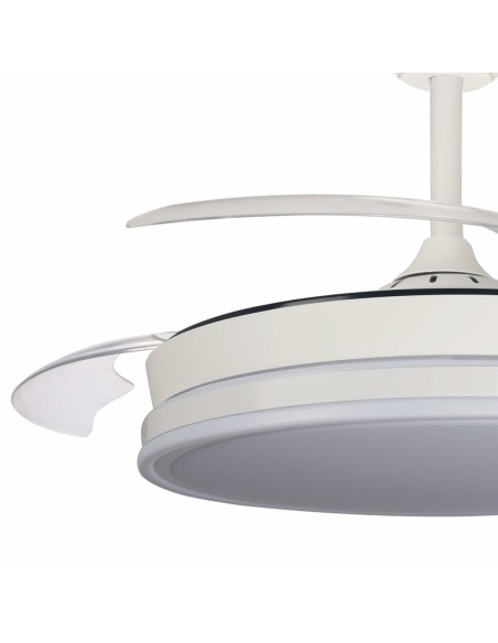 Ventilateur de Plafond CristalRecord SUPERECO RETRAC 45W MD Transparent