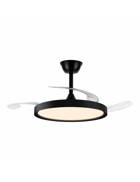 Ventilateur de Plafond CristalRecord Noir (3000 K) (4000 K)