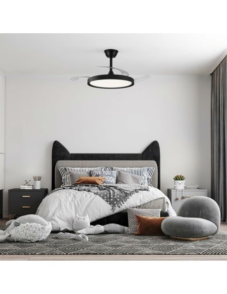 Ventilateur de Plafond CristalRecord Noir (3000 K) (4000 K)