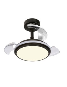 Ventilateur de Plafond CristalRecord Noir 35 W 1000 Lm (3000 K) (4000 K) 2