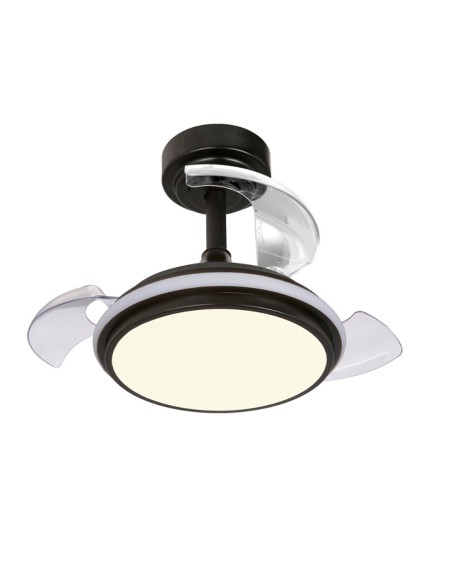 Ventilateur de Plafond CristalRecord Noir 35 W 1000 Lm (3000 K) (4000 K)