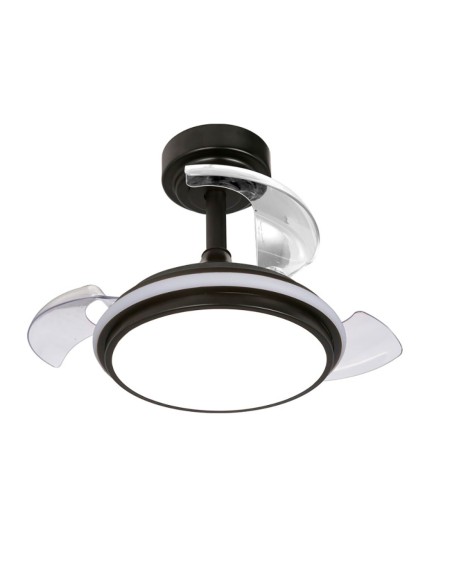 Ventilateur de Plafond CristalRecord Noir 35 W 1000 Lm (3000 K) (4000 K)