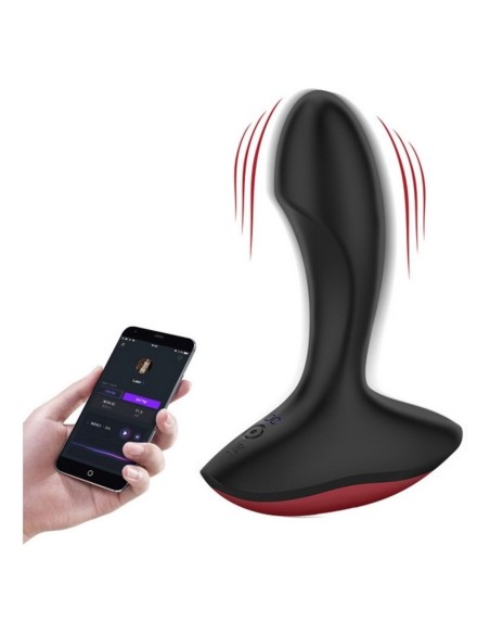 Massage de la prostate Magic Motion Solstice Noir/Rouge