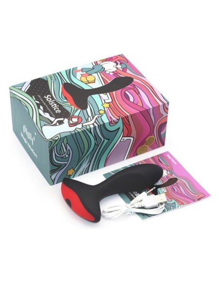 Massage de la prostate Magic Motion Solstice Noir/Rouge