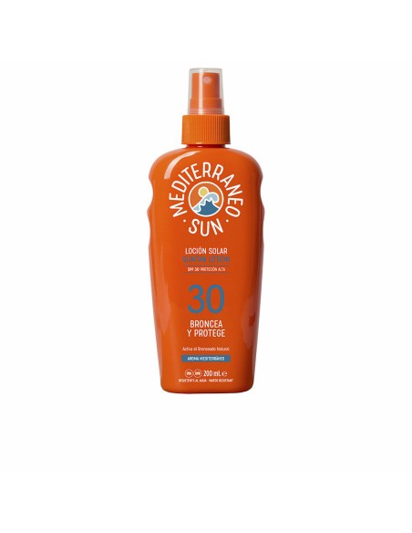 Lotion Solaire Mediterraneo Sun COCONUT MEDITERRANEO SUN Spf 30 200 ml Bronzant