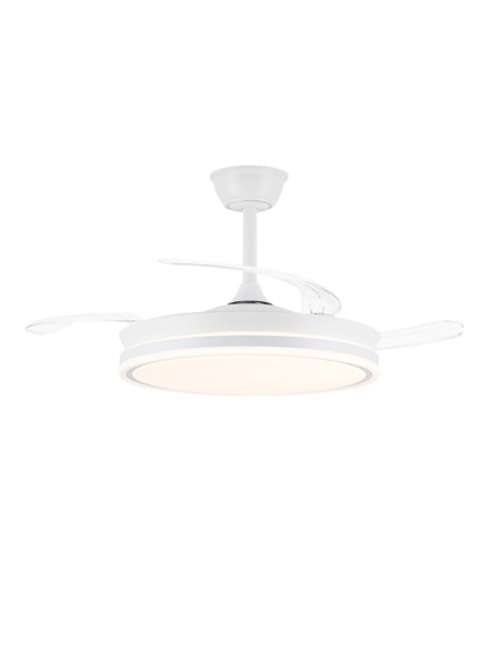 Ventilateur de Plafond CristalRecord EVO RETRAC Transparent 72 W